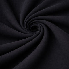 Black Bulk Unisex Round Neck Half Sleeve T-Shirt