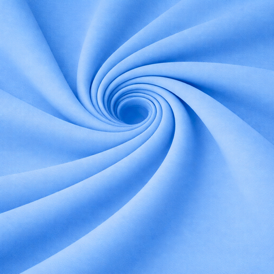 Bulk Sky Blue 100% Polyester Round Neck T-Shirt