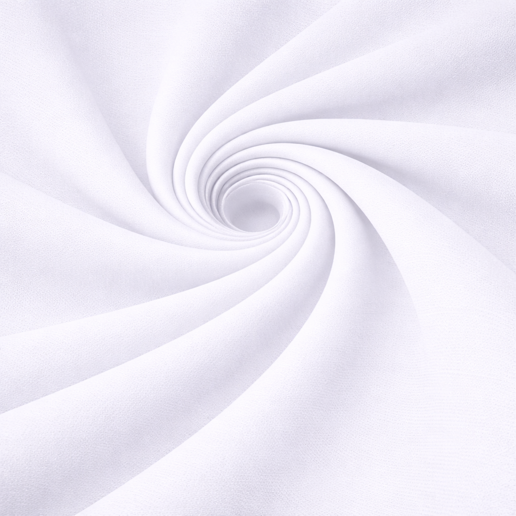 Bulk White 100% Polyester Round Neck T-Shirt