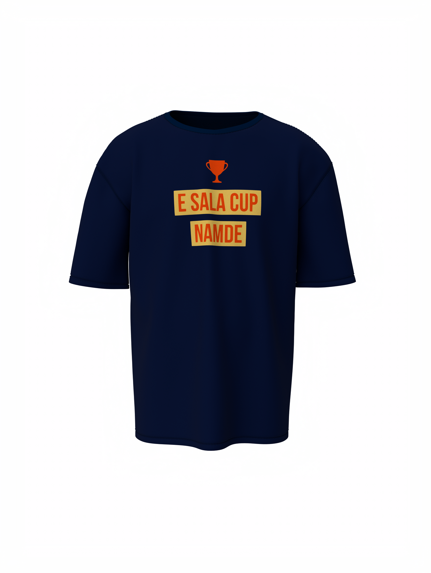 E Sala Cup Namde Oversized T-Shirt Trendy Fan Casual Wear