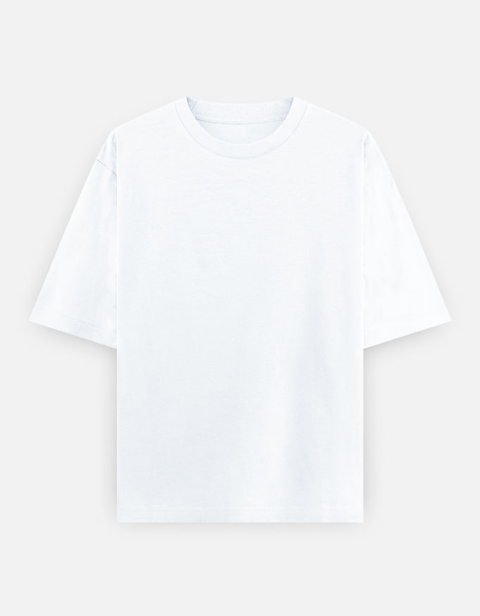 Bulk Unisex White Round Neck T-Shirt Trendy Everyday Wear