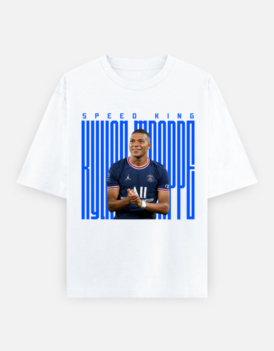 Speed King Football Oversized T-Shirt Fan Graphic Design