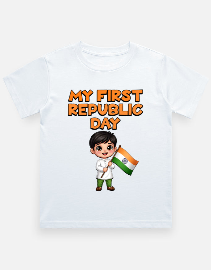 My First Republic Day Kids T-Shirt – 26 January Design
