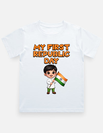 My First Republic Day Kids T-Shirt – 26 January Design
