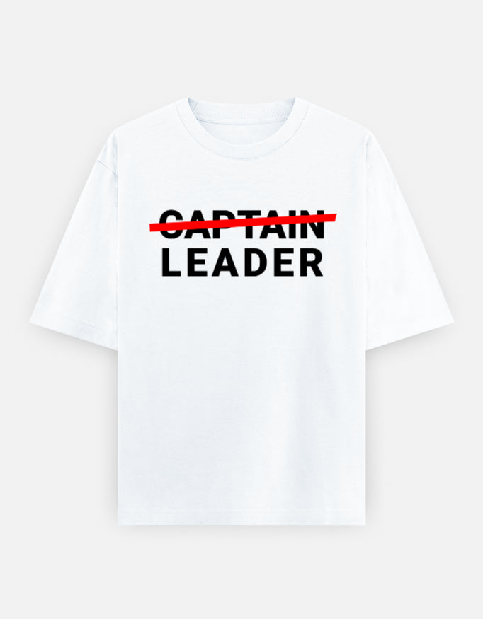 Captain Leader Minimalist Oversized T-Shirt for Casual Wear