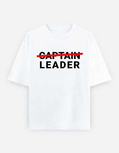 Captain Leader Minimalist Oversized T-Shirt for Casual Wear