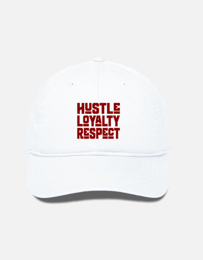 Hustle Loyalty Respect Embroidered Design