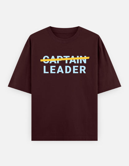 Captain Leader Minimalist Oversized T-Shirt for Casual Wear