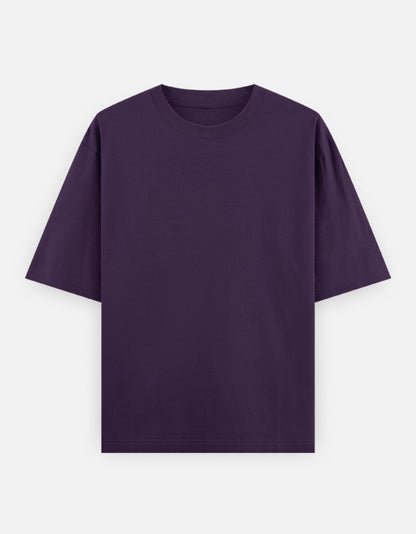 Bulk Unisex Purple Round Neck T-Shirt Comfortable Fit