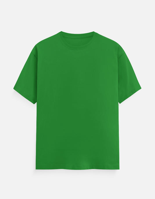 Flag Green Bulk Unisex Round Neck Half Sleeve T-Shirt Casual