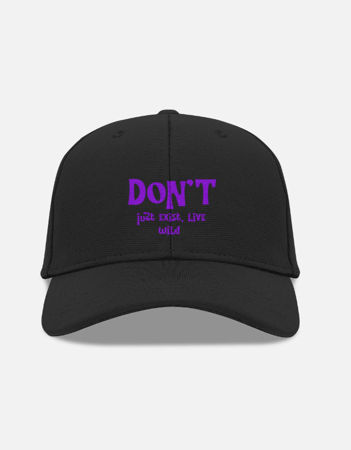 Don’t Just Exist, Live Wild Embroidered Design Inspirational