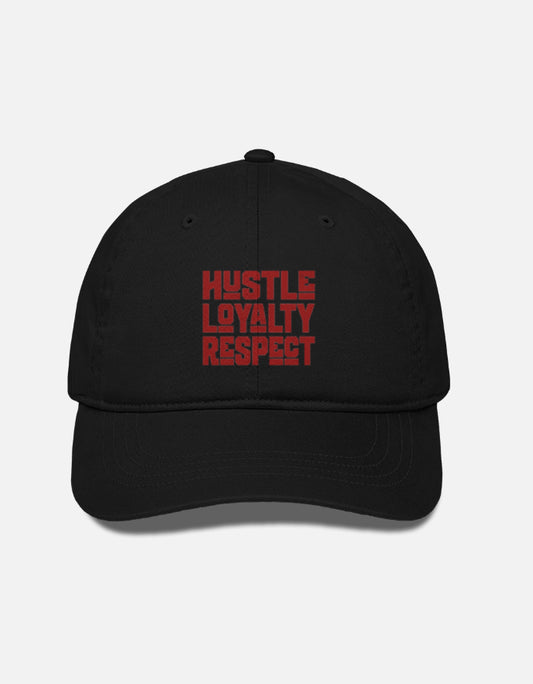 Hustle Loyalty Respect Embroidered Design