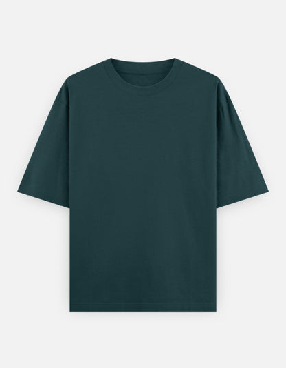 Bulk Unisex Petrol Blue Oversized T-Shirt 240 GSM Cotton