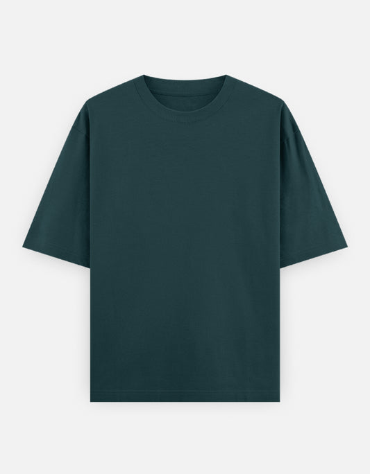 Bulk Unisex Petrol Blue Oversized T-Shirt 240 GSM Cotton