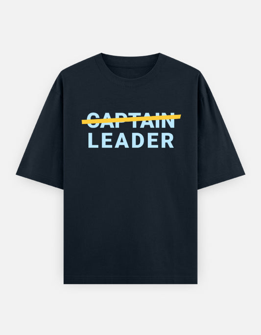 Captain Leader Minimalist Oversized T-Shirt for Casual Wear