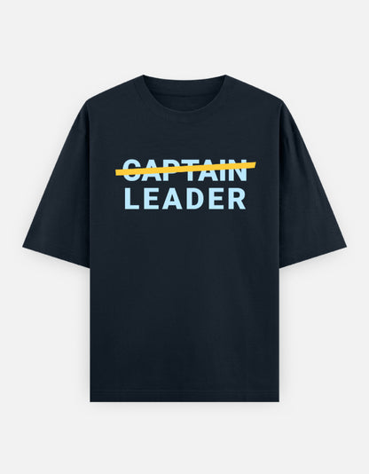 Captain Leader Minimalist Oversized T-Shirt for Casual Wear
