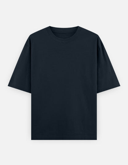Bulk Petrol Blue Polyester Round Neck T-Shirt Everyday Wear