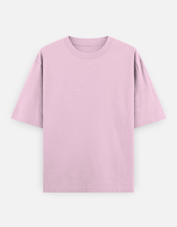 Bulk Light Baby Pink 100% Polyester T-Shirt Casual Wear