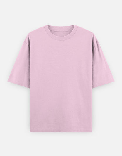 Bulk Unisex Light Baby Pink Oversized T-Shirt 240 GSM Cotton