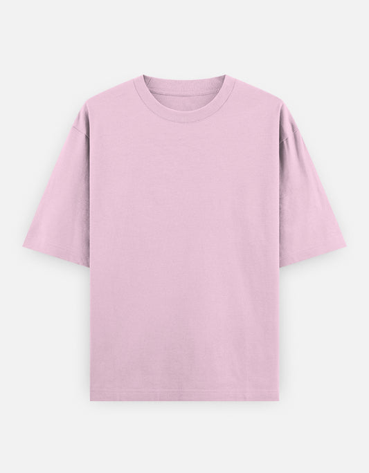 Bulk Unisex Light Baby Pink Oversized T-Shirt 240 GSM Cotton