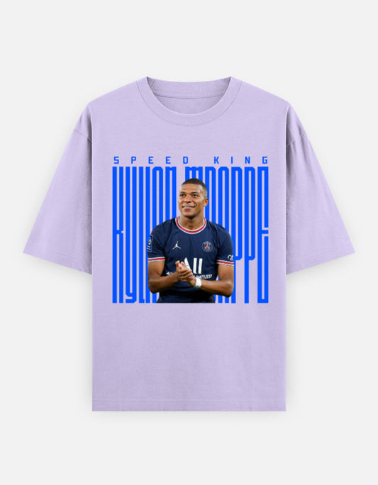 Speed King Football Oversized T-Shirt Fan Graphic Design