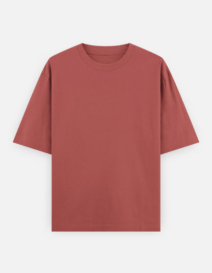 Bulk Unisex Coral Oversized T-Shirt 240 GSM Cotton Durable