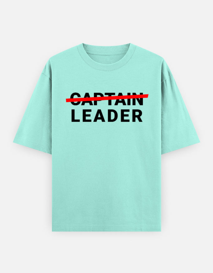 Captain Leader Minimalist Oversized T-Shirt for Casual Wear