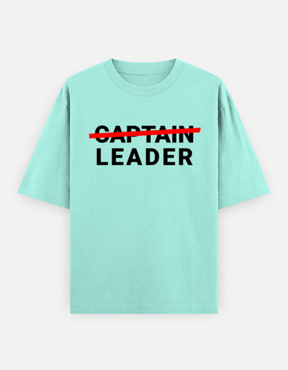 Captain Leader Minimalist Oversized T-Shirt for Casual Wear