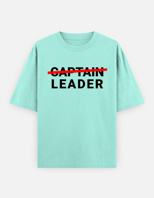 Captain Leader Minimalist Oversized T-Shirt for Casual Wear