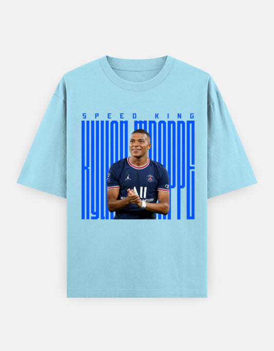 Speed King Football Oversized T-Shirt Fan Graphic Design