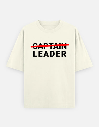 Captain Leader Minimalist Oversized T-Shirt for Casual Wear