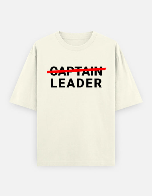 Captain Leader Minimalist Oversized T-Shirt for Casual Wear