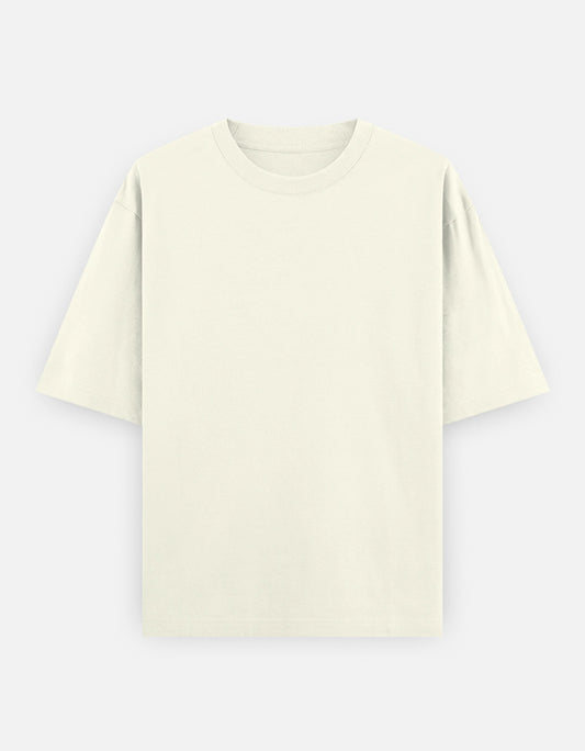 Bulk Off White 100% Polyester Round Neck T-Shirt Durable