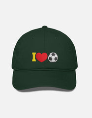 I Love Football Embroidered Design