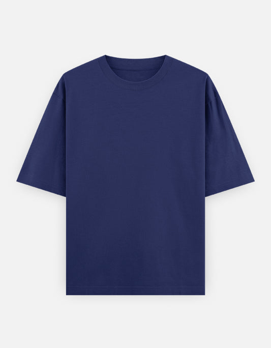 Royal Blue Bulk Unisex Round Neck Half Sleeve T-Shirt Casual