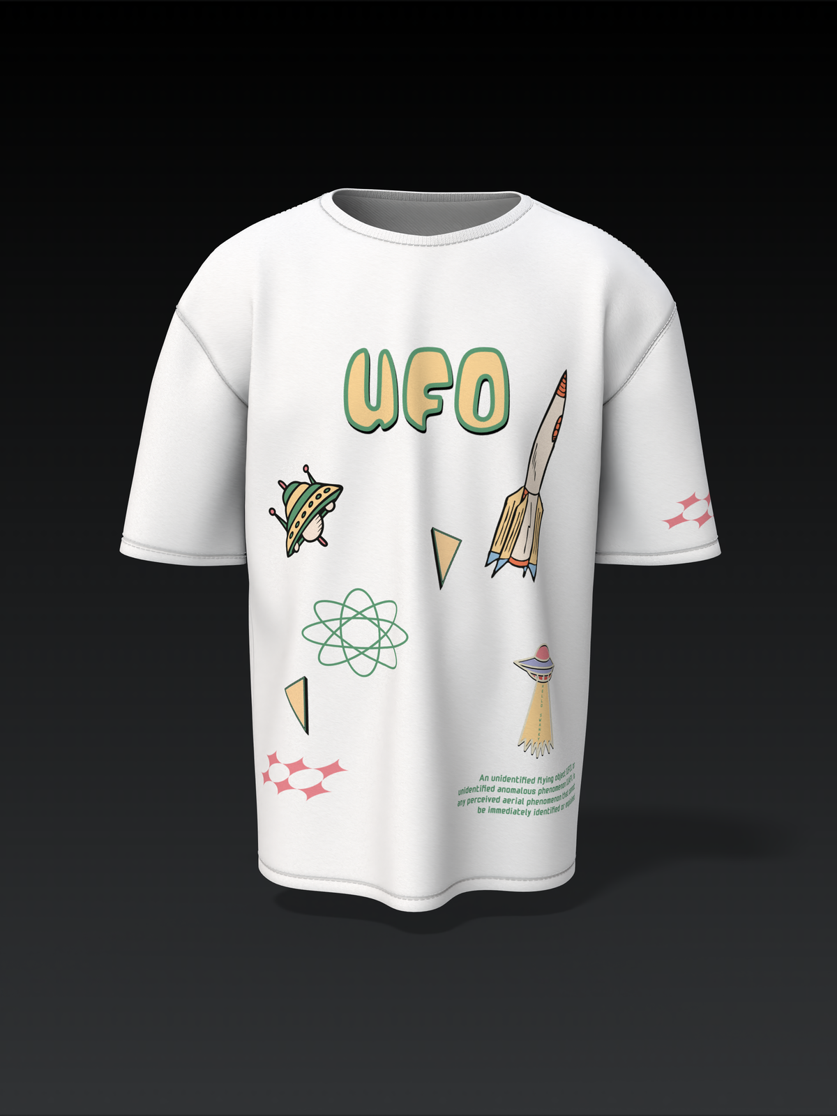 UFO Unisex Oversized Special Edition T-Shirt