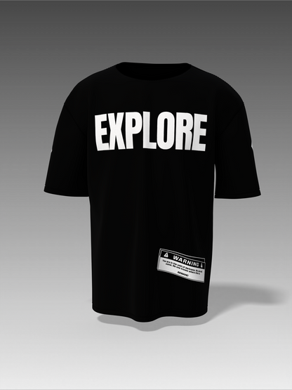 Lost In Space Black Unisex Oversized Special Edition T-Shirt