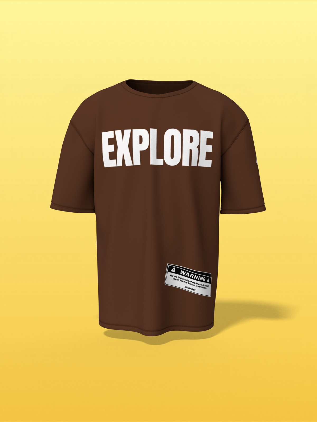 Lost In Space Brown Unisex Oversized Special Edition T-Shirt