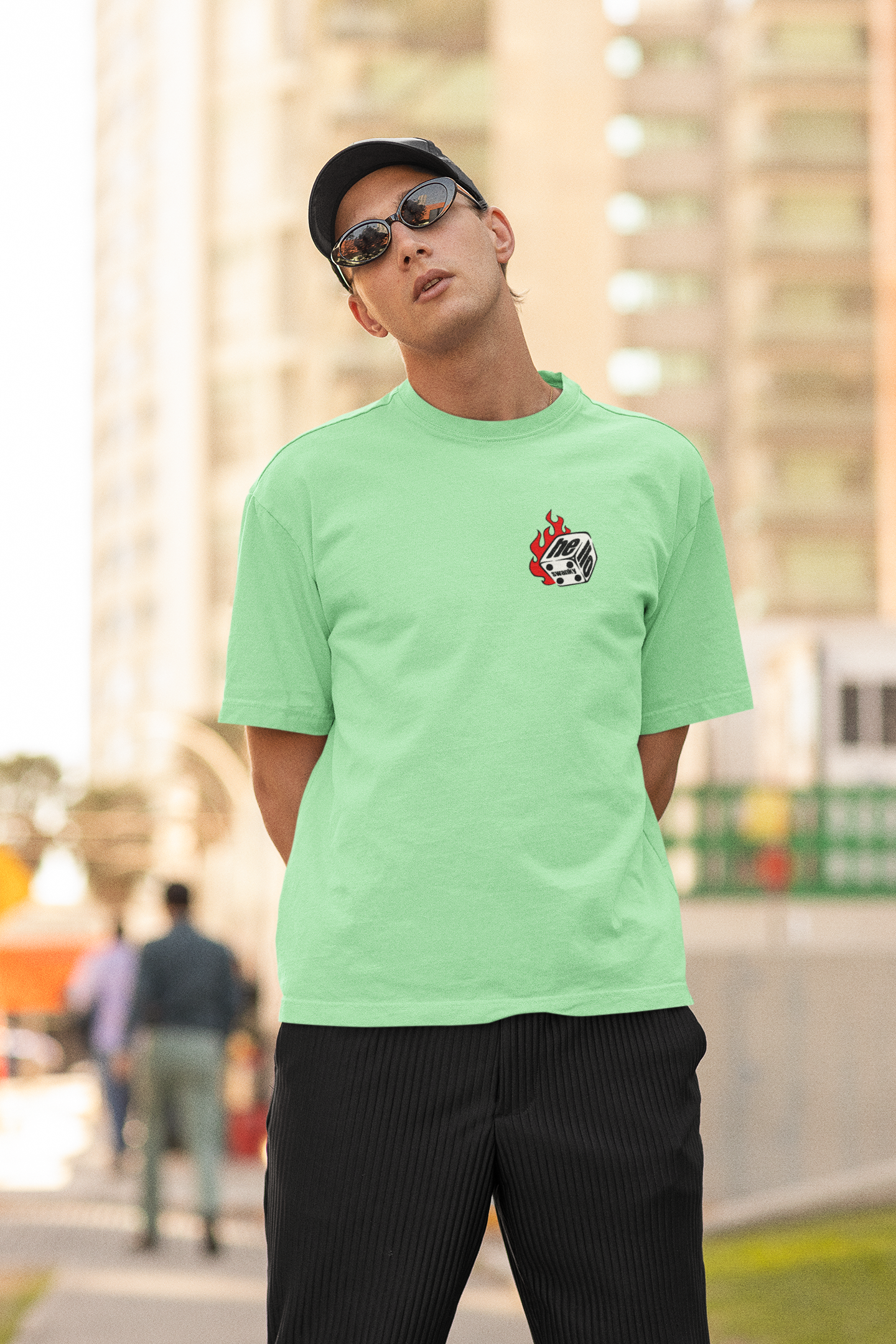 Dice roller oversized t-shirt