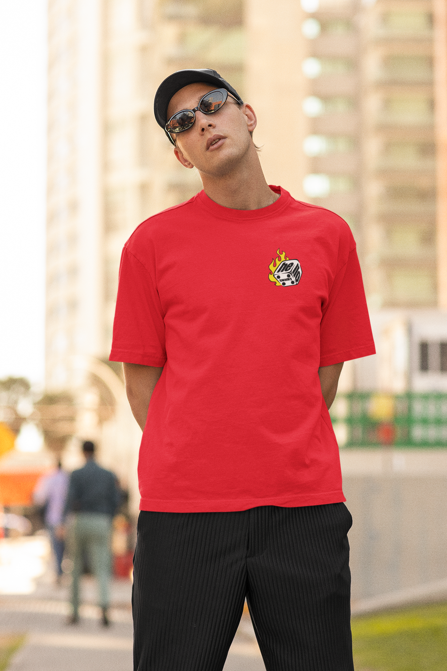 Dice roller oversized t-shirt