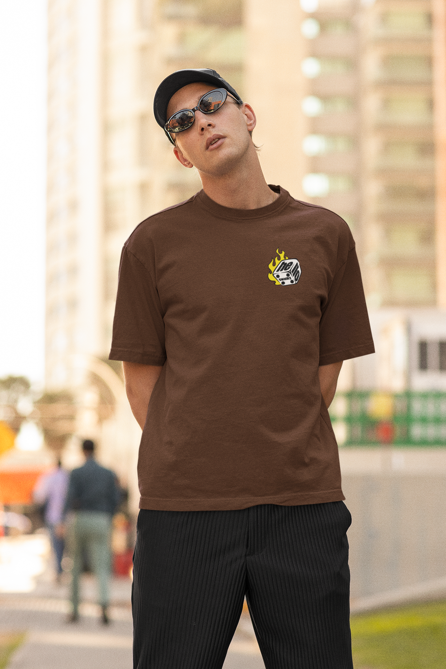 Dice roller oversized t-shirt