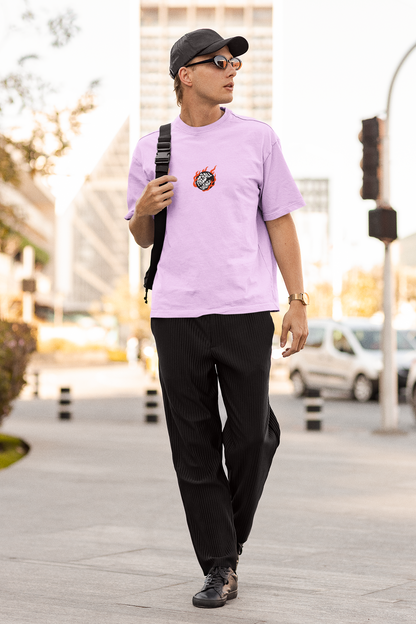 Fire ball oversized t-shirt