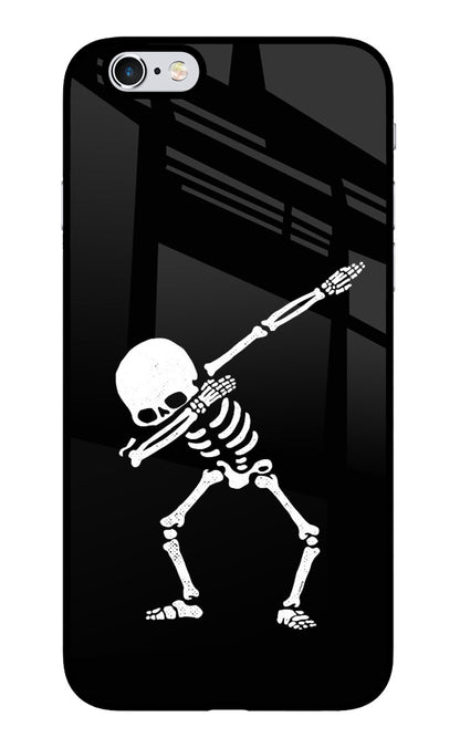 Dabbing Skeleton Art iPhone 6/6s Back Cover