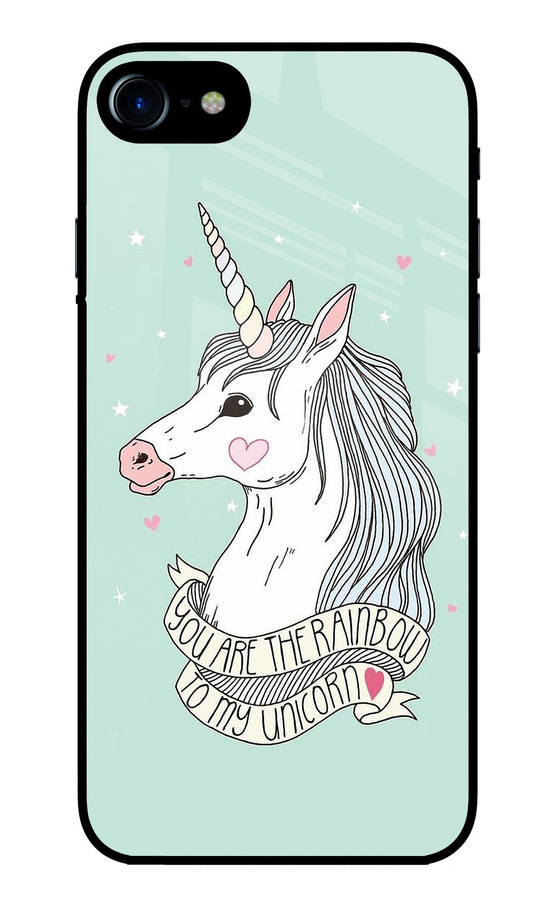 Unicorn Wallpaper iPhone 7/7s Back Cover