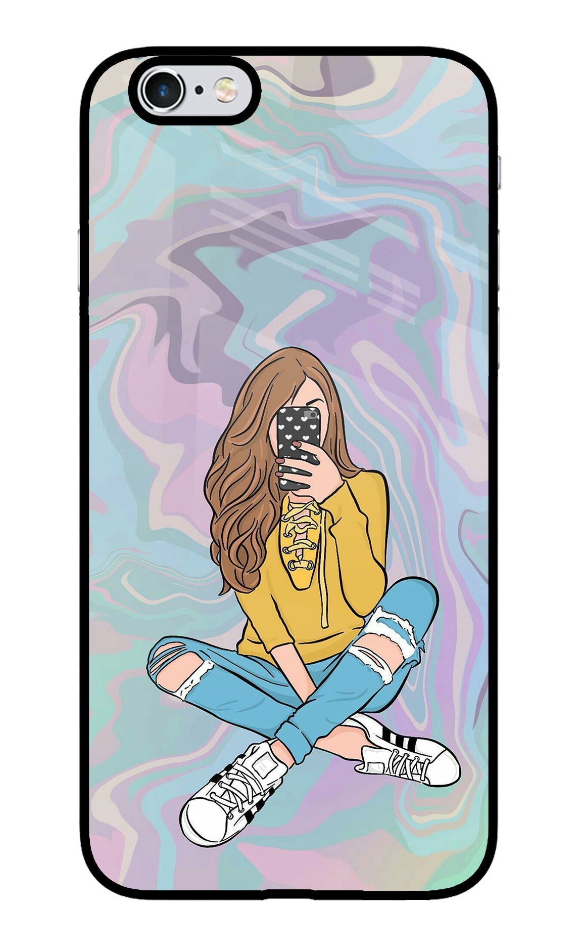 Selfie Girl iPhone 6 Plus/6s Plus Back Cover