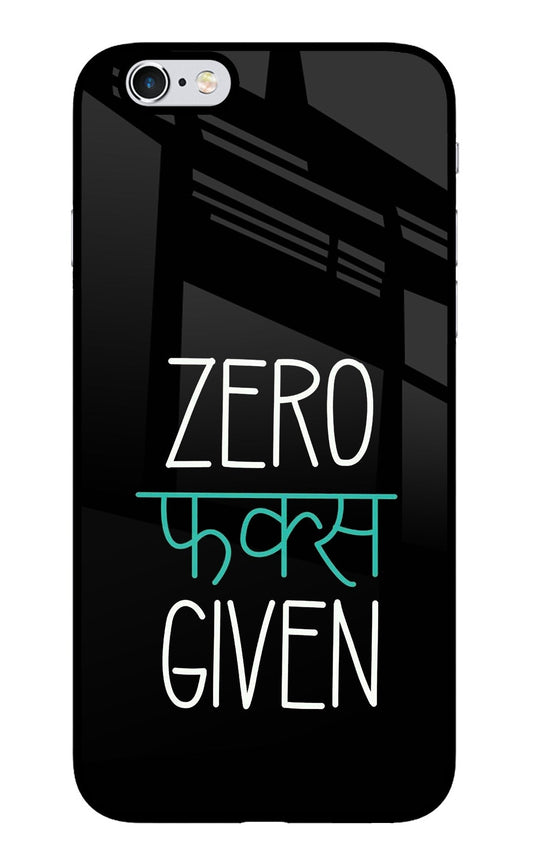 Zero Fucks Given iPhone 6 Plus/6s Plus Back Cover