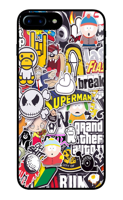 Sticker Bomb iPhone 8 Plus Back Cover