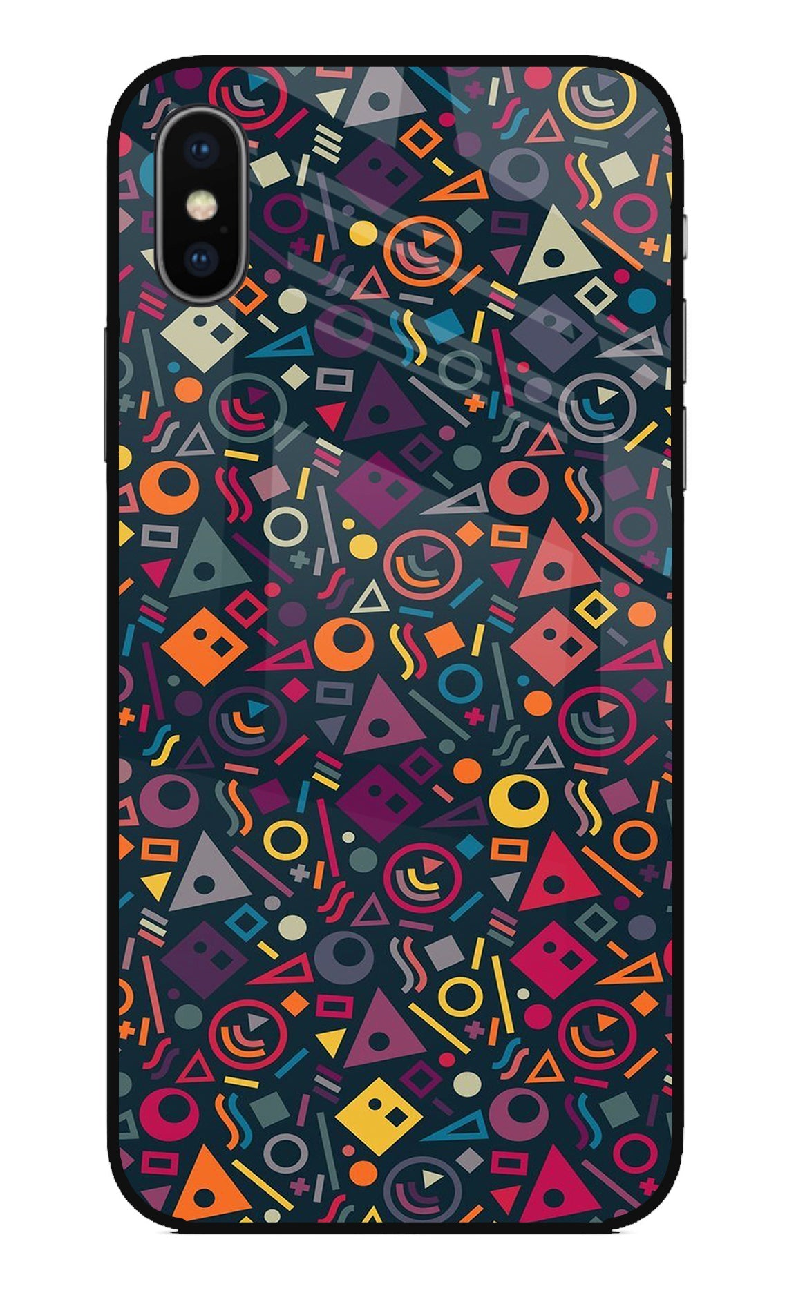 Geometric Abstract iPhone X Back Cover
