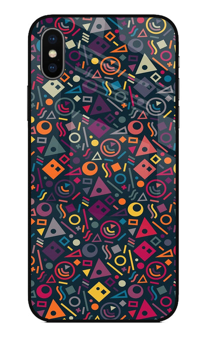 Geometric Abstract iPhone X Back Cover