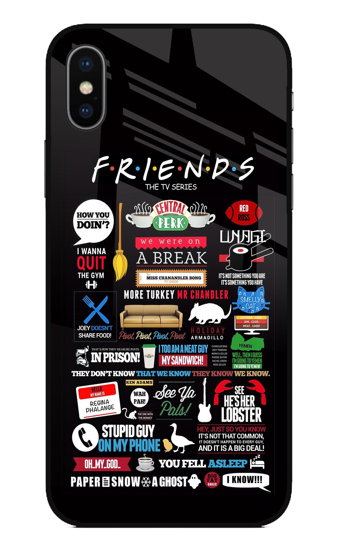 FRIENDS iPhone X Back Cover